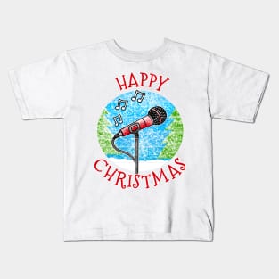 Christmas Singer Vocal Teacher Musician Xmas 2022 Kids T-Shirt